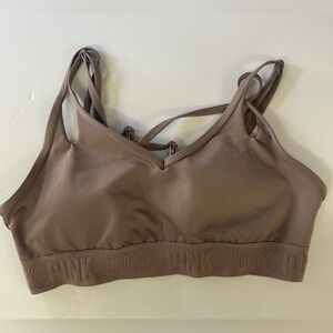 PINK sports strappy bra.